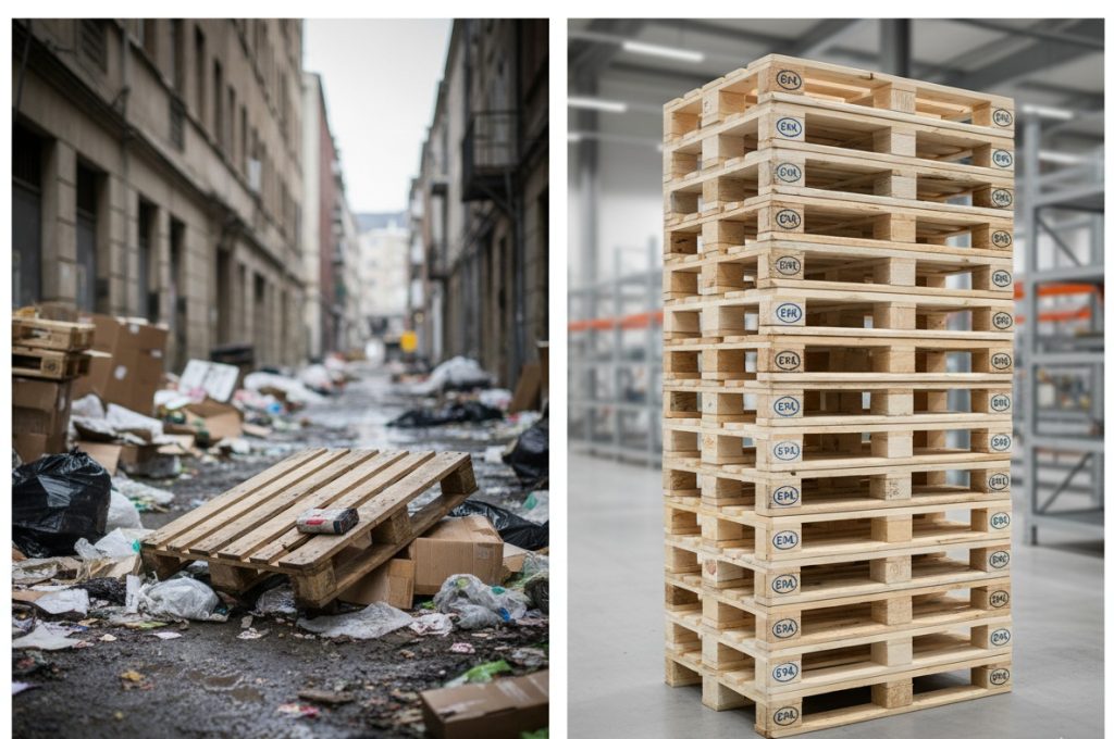 Palette bois perdue vs palette consignée : le calcul de rentabilité